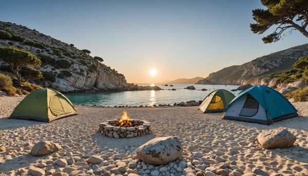 Camping pieds dans l'eau en méditerranée : nos 5 spots