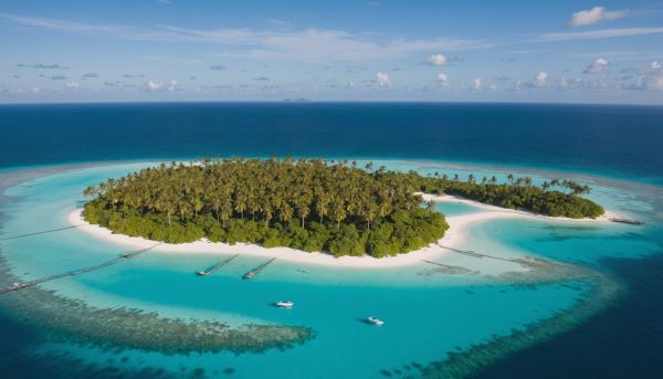 Les îles isolées offrent un dépaysement total ici